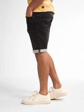 PANTALÓN CORTO VAQUERO JACKSON SLIM FIT NEGRO
