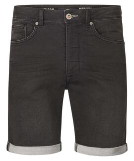 PANTALÓN CORTO VAQUERO JACKSON SLIM FIT NEGRO