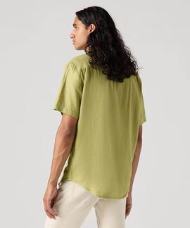 CAMISA MANGA CORTA SUNSET ONE POCKET VERDE CAQUI