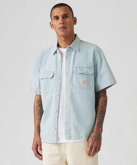 CAMISA MANGA CORTA DALTON WORKWEAR LENOX BLEACHED