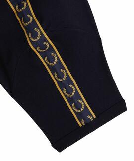 CAMISETA CONTRAST TAPE RINGER NAVY / HONEY