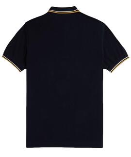 POLO TWIN TIPPED M3600 W53 NAVY / ECRU / HONEYCOMB