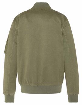 CAZADORA BOMBER ARCATA REGULAR FIT VERDE CAQUI