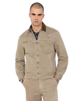 CHAQUETA DE TRABAJO CADAMSWASH REGULAR FIT TAUPE
