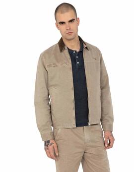 CHAQUETA DE TRABAJO CADAMSWASH REGULAR FIT TAUPE