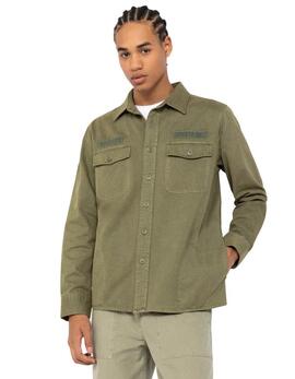 SOBRECAMISA MILITAR SHSTANTONML REGULAR FIT VERDE CAQUI