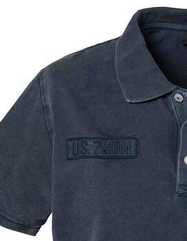 POLO MILITAR PSSITKA AZUL MARINO LAVADO
