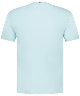 CAMISETA DE HOMBRE MONOCHROME CELESTE