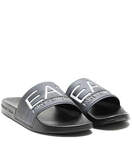CHANCLAS EA7 SCARPE MAXILOGOTIPO BLACK / CAMO