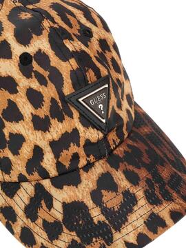 GORRA DE BEISBOL ANIMAL PRINT CON LOGOTIPO TRIANGULO