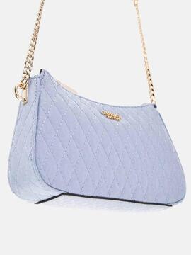 BOLSO DE HOMBRO BETULA ECOPIEL EFECTO CHAROL CELESTE