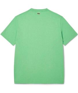 CAMISETA LACOSTE SPORTWEAR REGULAR FIT VERDE