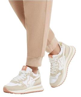 ZAPATILLAS YAK-W ANTE Y NAILON BEIGE / WHITE