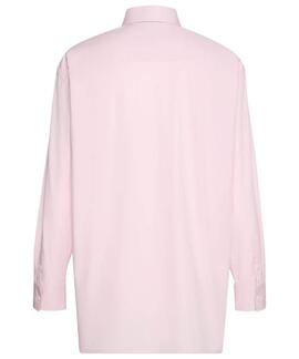 CAMISA CK RELAXED FIT DE POPELÍN ROSA