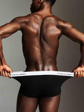 PACK DE 3 CALZONCILLOS BOXER TRUNK ICON COTTON STRETCH NEGRO
