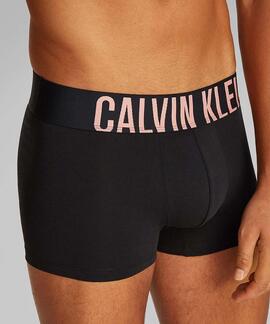 BOXER TRUNK MID RISE 3 PACK INTENSE POWER MICROFIBRA NEGRA