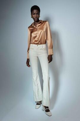 PANTALÓN VAQUERO DESTINY FLARE DENIM CRUDO