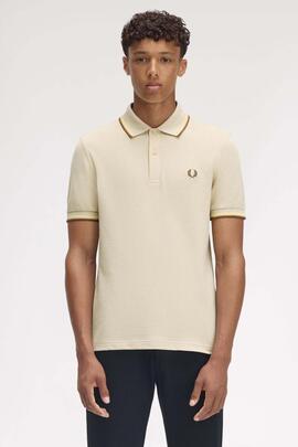 POLO TWIN TIPPED M3600 Y56 OATMEAL / CHAMPION`S GOLD / SHADE