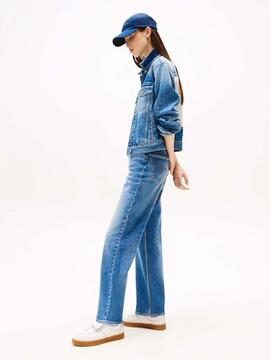 PANTALÓN VAQUERO LAYLA HIGH RISE SLIM STRAIGHT BI0134 DENIM