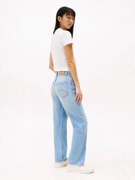 PANTALÓN VAQUERO LAYLA HIGH RISE SLIM STRAIGHT BI0112 DENIM