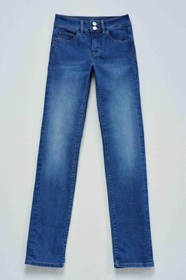PANTALÓN VAQUERO SECRET SLIM HIGH RISE PUSH IN SOFT TOUCH