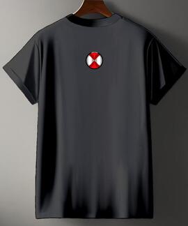 CAMISETA DE HOMBRE LASAL BAD TIGER NEGRO DESGASTADO