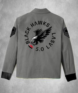 SOBRECAMISA DE HOMBRE LASAL BLACK HAWKS GRIS