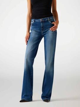 PANTALÓN VAQUERO SEXY STRAIGHT MID RISE SERENADE WASH