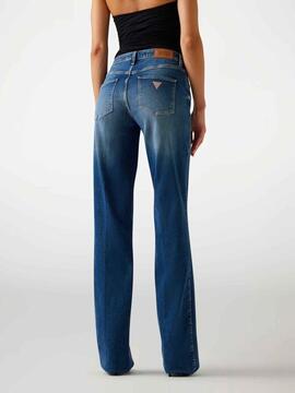 PANTALÓN VAQUERO SEXY STRAIGHT MID RISE SERENADE WASH