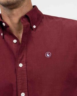 CAMISA PANA GRANATE