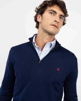 JERSEY CUELLO CAMIONERO AZUL MARINO
