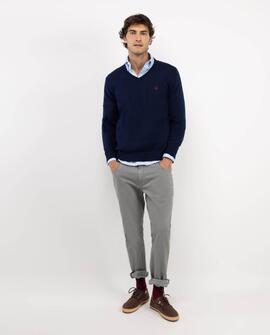 JERSEY CUELLO PICO CODERAS AZUL MARINO