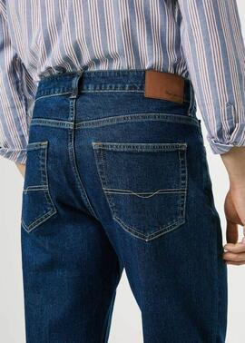 PANTALÓN VAQUERO CASH REGULAR STRAIGHT 5CB DENIM AZUL