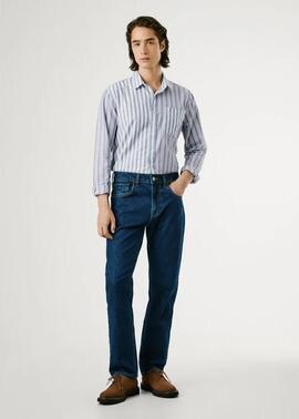 PANTALÓN VAQUERO CASH REGULAR STRAIGHT 5CB DENIM AZUL