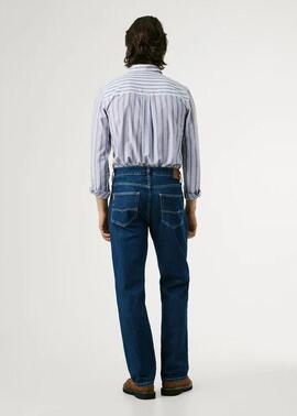 PANTALÓN VAQUERO CASH REGULAR STRAIGHT 5CB DENIM AZUL