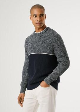 JERSEY REGULAR FIT PENN 594 DULWICH BLUE