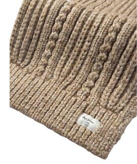 BUFANDA DE PUNTO TRENZADO FRANCIS SCARF 836 STONE BEIGE