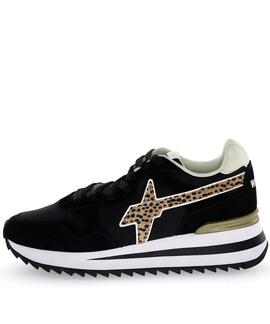 ZAPATILLAS YAK-W ANIMAL PRINT BLACK, BONE