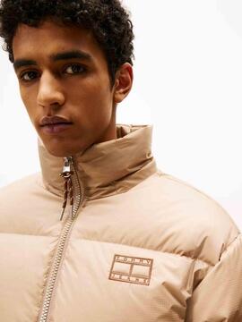 CHAQUETA ACOLCHADA ALASKA EN TEJIDO RIPSTOP BEIGE