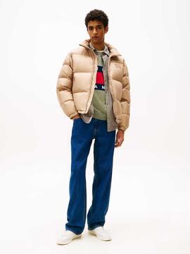 CHAQUETA ACOLCHADA ALASKA EN TEJIDO RIPSTOP BEIGE