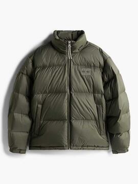 CHAQUETA ACOLCHADA ALASKA EN TEJIDO RIPSTOP VERDE