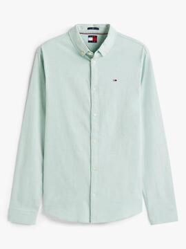 CAMISA DE OXFORD SLIM FIT VERDE AGUA CLOUDY JADE