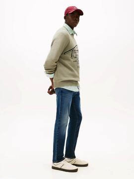 PANTALÓN VAQUERO AUSTIN SLIM TAPERED DI1263 DENIM DARK