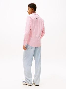 CAMISA DE OXFORD SLIM FIT ROSA MYSTIC PINK