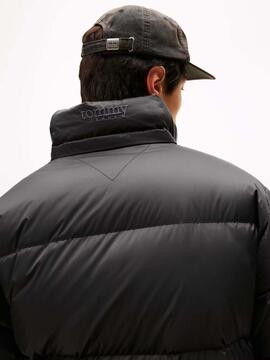 CHAQUETA ACOLCHADA ALASKA EN TEJIDO RIPSTOP NEGRA