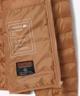 CHAQUETA ACOLCHADA HIDRÓFUGA SLIM FIT MARRÓN CLARO