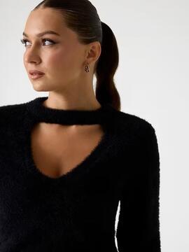 JERSEY CUELLO PICO YUKI REGULAR FIT NEGRO