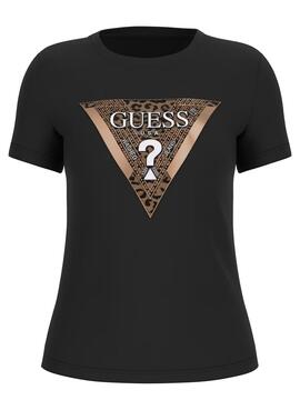 CAMISETA LEO TRIANGLE TEE SLIM FIT NEGRA