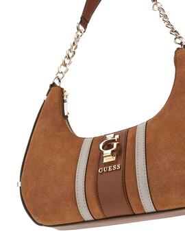 MINI BOLSO AL HOMBRO ERENIA DE PIEL AUTÉNTICA MARRÓN MULTI
