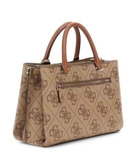BOLSO DE MANO ERENIA SATCHEL MARRÓN CLARO CON LOGO 4G